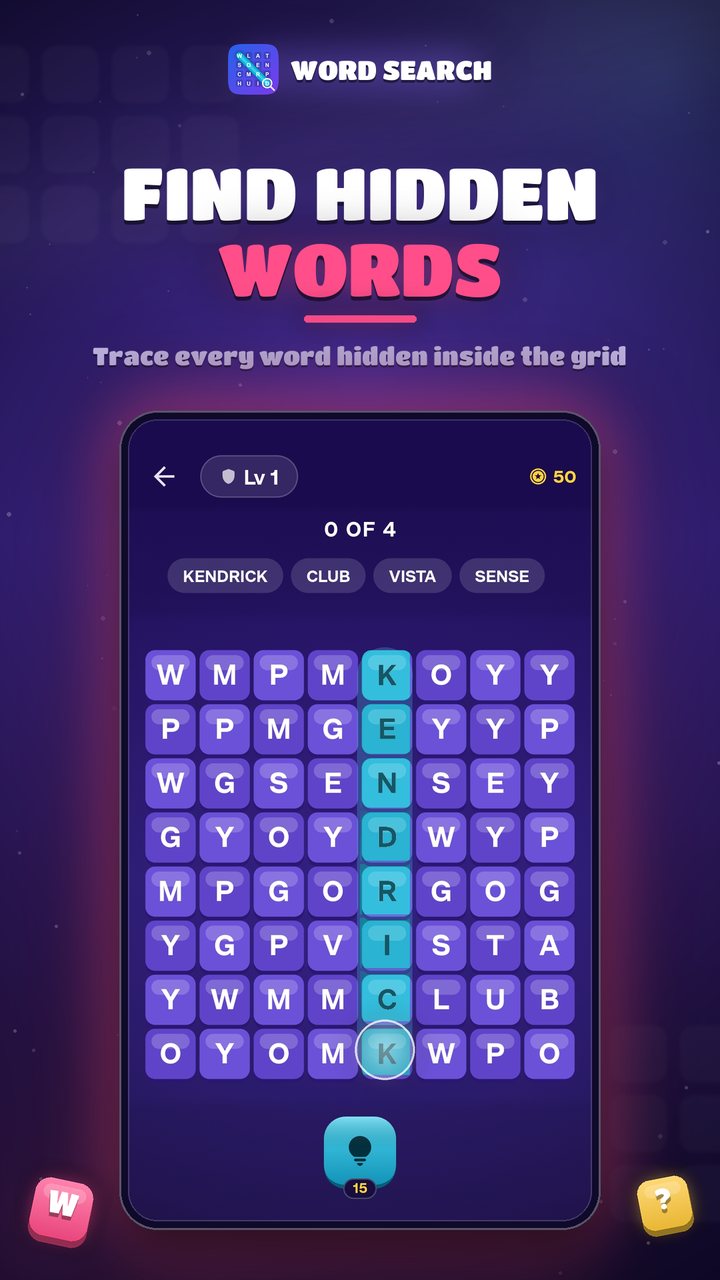 Show: Find Hidden Words